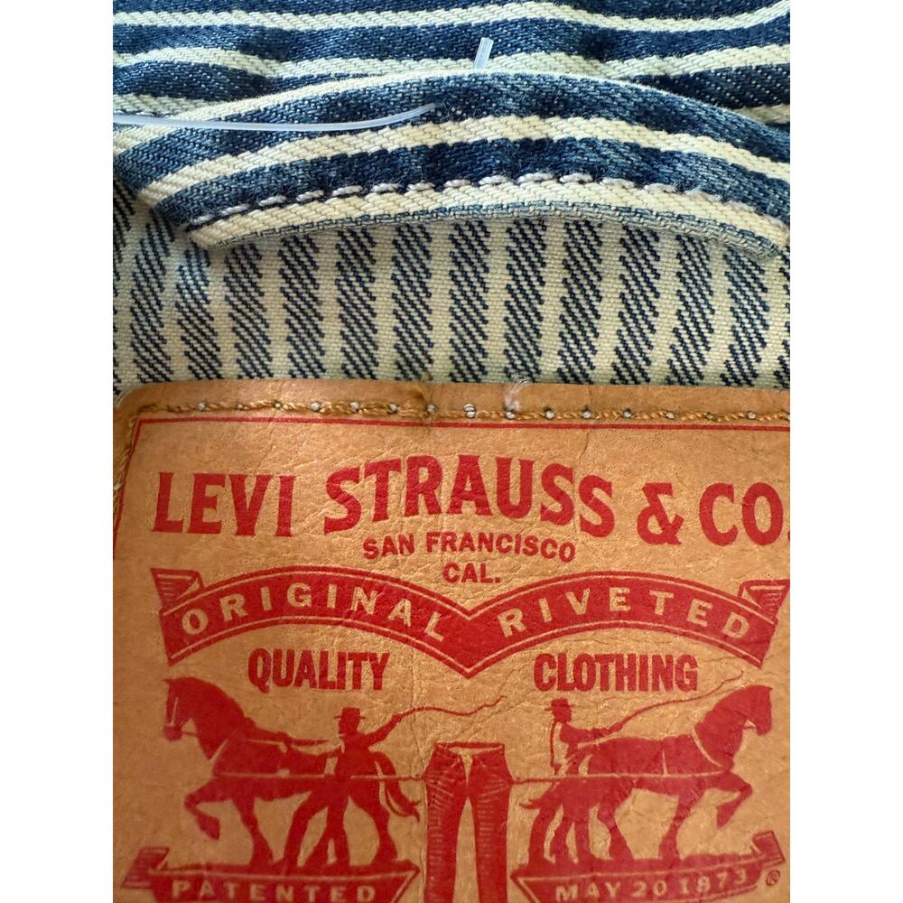 Levi's Workwear Men Relaxed Fit Sunrise Trucker Jeans Jacket  Size XL - Picture 10 of 16